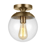 Visual Comfort Studio - 7501801EN7-848 - One Light Wall / Ceiling Semi-Flush Mount - Leo H.G. - Satin Brass