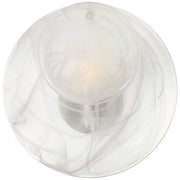 Visual Comfort Signature - ARN 2455PN-WSG - One Light Wall Sconce - Loire - Polished Nickel