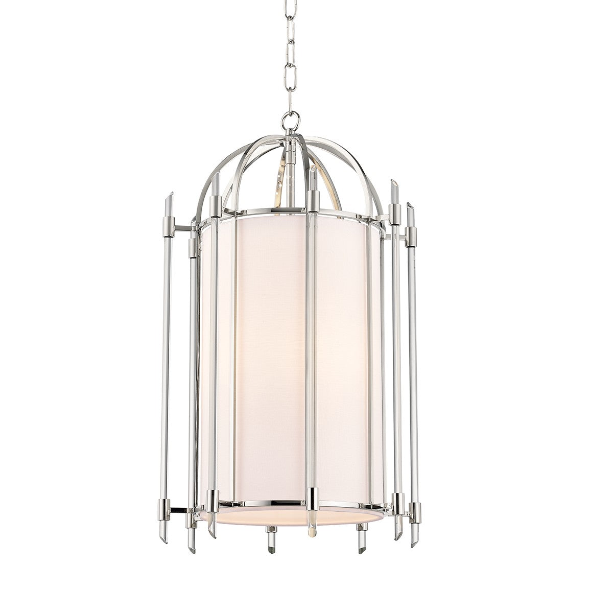 Hudson Valley - 1515-PN - Four Light Pendant - Delancey - Polished Nickel
