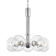 Mitzi - H270805-PN - Five Light Chandelier - Margot - Polished Nickel