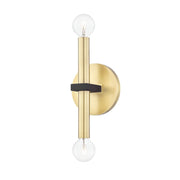 Mitzi - H296102-AGB/BK - Two Light Wall Sconce - Colette - Aged Brass/Black