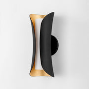 Mitzi - H315102-GL/BK - Two Light Wall Sconce - Josie - Gold Leaf/Black