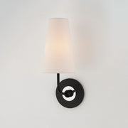 Mitzi - H318101-PN/BK - One Light Wall Sconce - Merri - Polished Nickel/Black