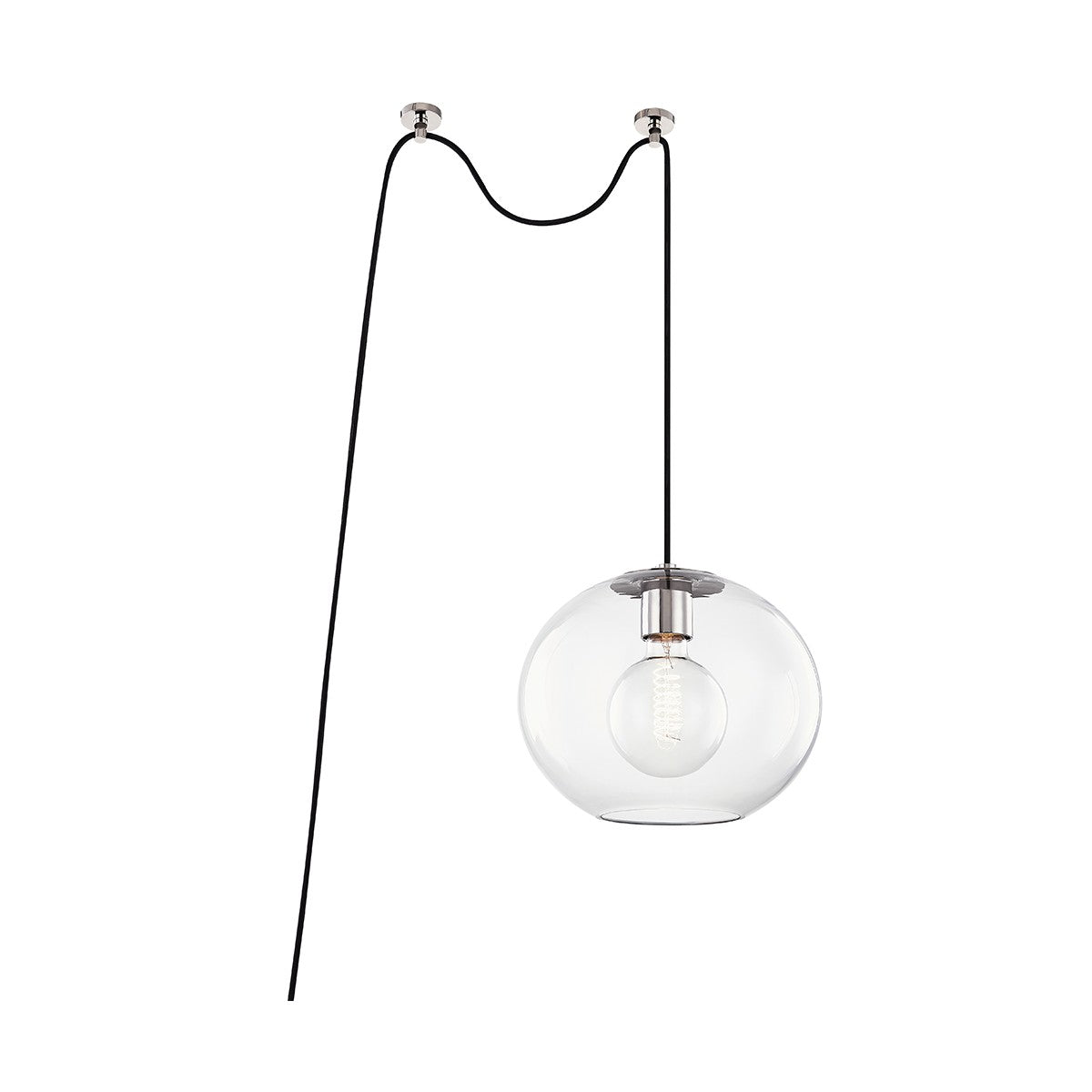 Mitzi - HL270701L-PN - One Light Pendant - Margot - Polished Nickel