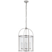 Visual Comfort Signature - CHC 3451PN-CG - Six Light Lantern - Riverside Round - Polished Nickel