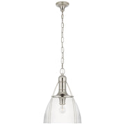 Visual Comfort Signature - CHC 5476PN-CG - One Light Pendant - Prestwick - Polished Nickel