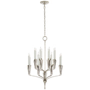 Visual Comfort Signature - CHC 5501PN - 16 Light Chandelier - Aiden - Polished Nickel