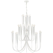 Visual Comfort Signature - JN 5072PW - 30 Light Chandelier - Acadia - Plaster White