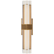 Visual Comfort Signature - LR 2909HAB-CG - LED Wall Sconce - Fascio - Hand-Rubbed Antique Brass
