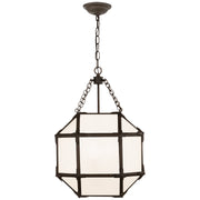 Visual Comfort Signature - SK 5008AZ-WG - Three Light Lantern - Morris - Antique Zinc