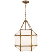 Visual Comfort Signature - SK 5008GI-WG - Three Light Lantern - Morris - Gilded Iron