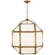 Visual Comfort Signature - SK 5009GI-WG - Three Light Lantern - Morris - Gilded Iron
