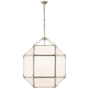 Visual Comfort Signature - SK 5009PN-WG - Three Light Lantern - Morris - Polished Nickel
