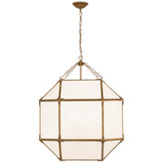 Visual Comfort Signature - SK 5010GI-WG - Three Light Lantern - Morris - Gilded Iron