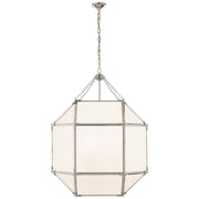 Visual Comfort Signature - SK 5010PN-WG - Three Light Lantern - Morris - Polished Nickel