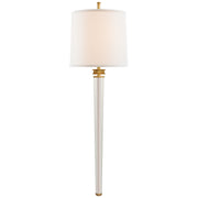 Visual Comfort Signature - TOB 2943HAB-L - Two Light Wall Sconce - Lyra - Hand-Rubbed Antique Brass and Crystal