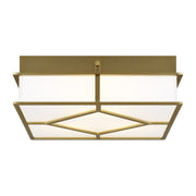 Visual Comfort Studio - AF1063BBS - Three Light Flush Mount - Transom - Burnished Brass