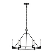 Visual Comfort Studio - CC1196AI - Six Light Chandelier - Keystone - Aged Iron