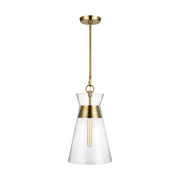 Visual Comfort Studio - CP1021BBS - One Light Pendant - Atlantic - Burnished Brass