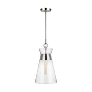 Visual Comfort Studio - CP1021PN - One Light Pendant - Atlantic - Polished Nickel
