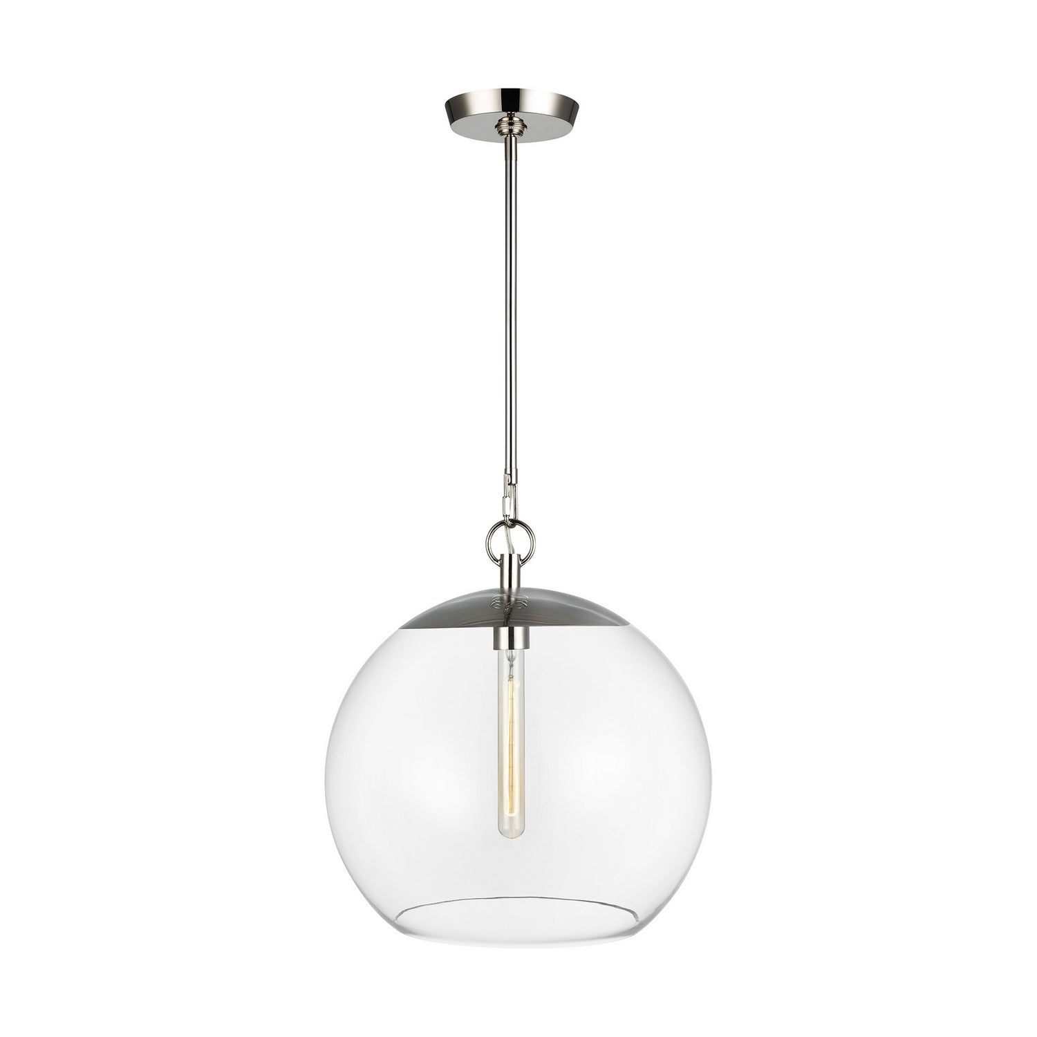 Visual Comfort Studio - CP1041PN - One Light Pendant - Atlantic - Polished Nickel