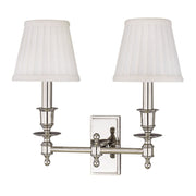 Hudson Valley - 6802-AGB - Two Light Wall Sconce - Ludlow - Aged Brass