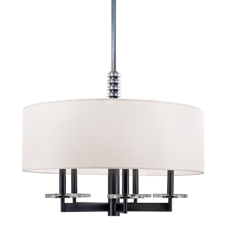 Hudson Valley - 8824-PN - Five Light Chandelier - Chelsea - Polished Nickel