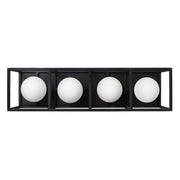 Varaluz - 325B04CBHG - Four Light Bath - Plaza - Carbon/Havana Gold