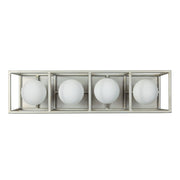 Varaluz - 325B04SOCB - Four Light Bath - Plaza - Silverado/Carbon
