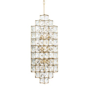 Varaluz - 329F14CG - 14 Light Foyer Pendant - Cubic - Calypso Gold