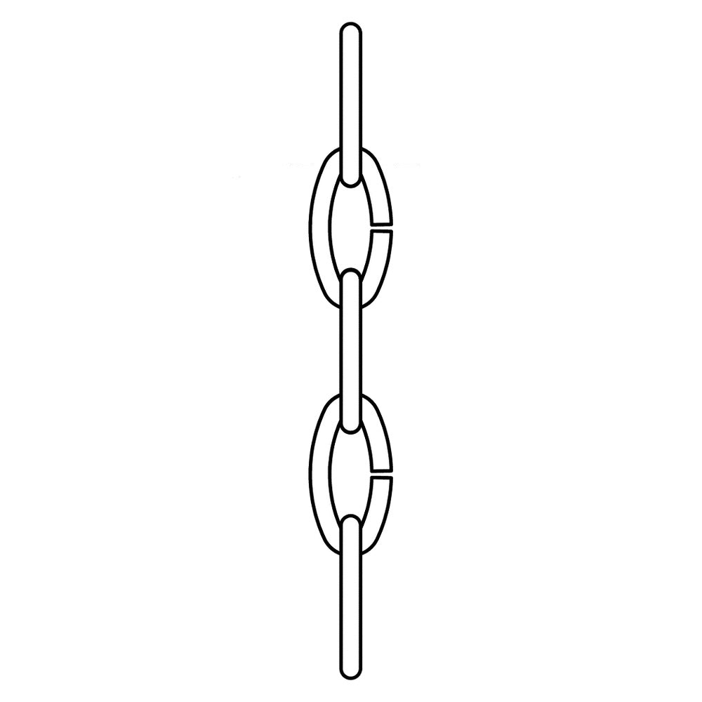 Generation Lighting - 9116-839 - Decorative Chain - Replacement Chain - Blacksmith
