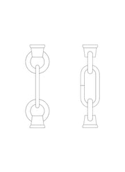 Generation Lighting - 9122-05 - Link and Loop - Replacement Chain - Chrome