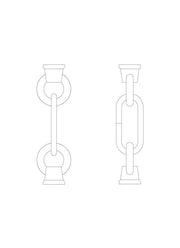 Generation Lighting - 9122-962 - Link and Loop - Replacement Chain - Brushed Nickel