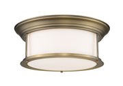 Z-Lite - 2011F16-HBR - Three Light Flush Mount - Sonna - Heritage Brass