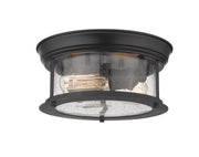 Z-Lite - 727F10-MB - Two Light Flush Mount - Sonna - Matte Black