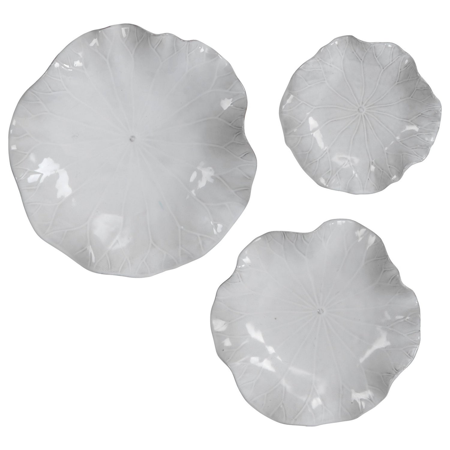 Uttermost - 04234 - Wall Decor, S/3 - Abella - White