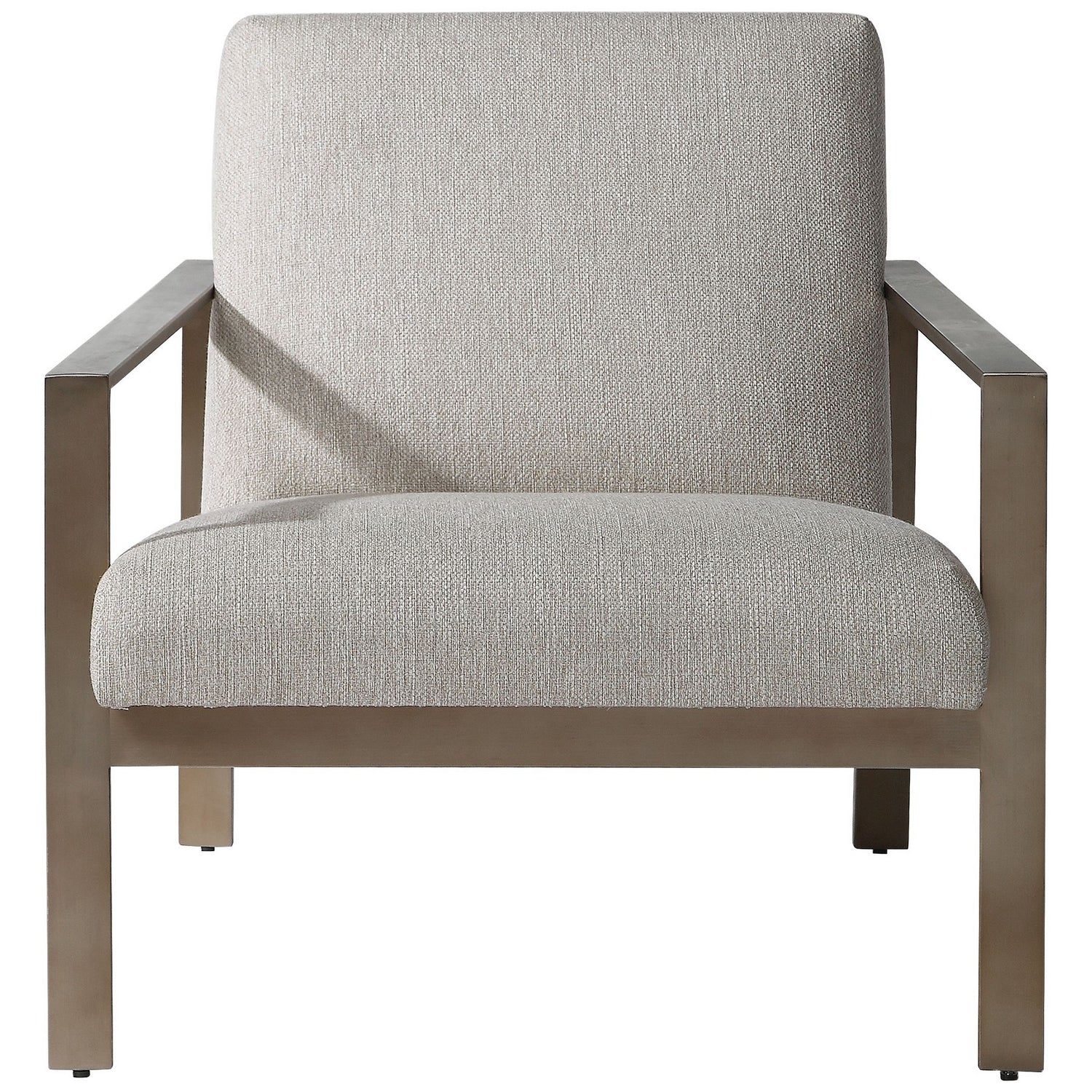 Uttermost - 23525 - Accent Chair - Wills - Antique Brushed Brass