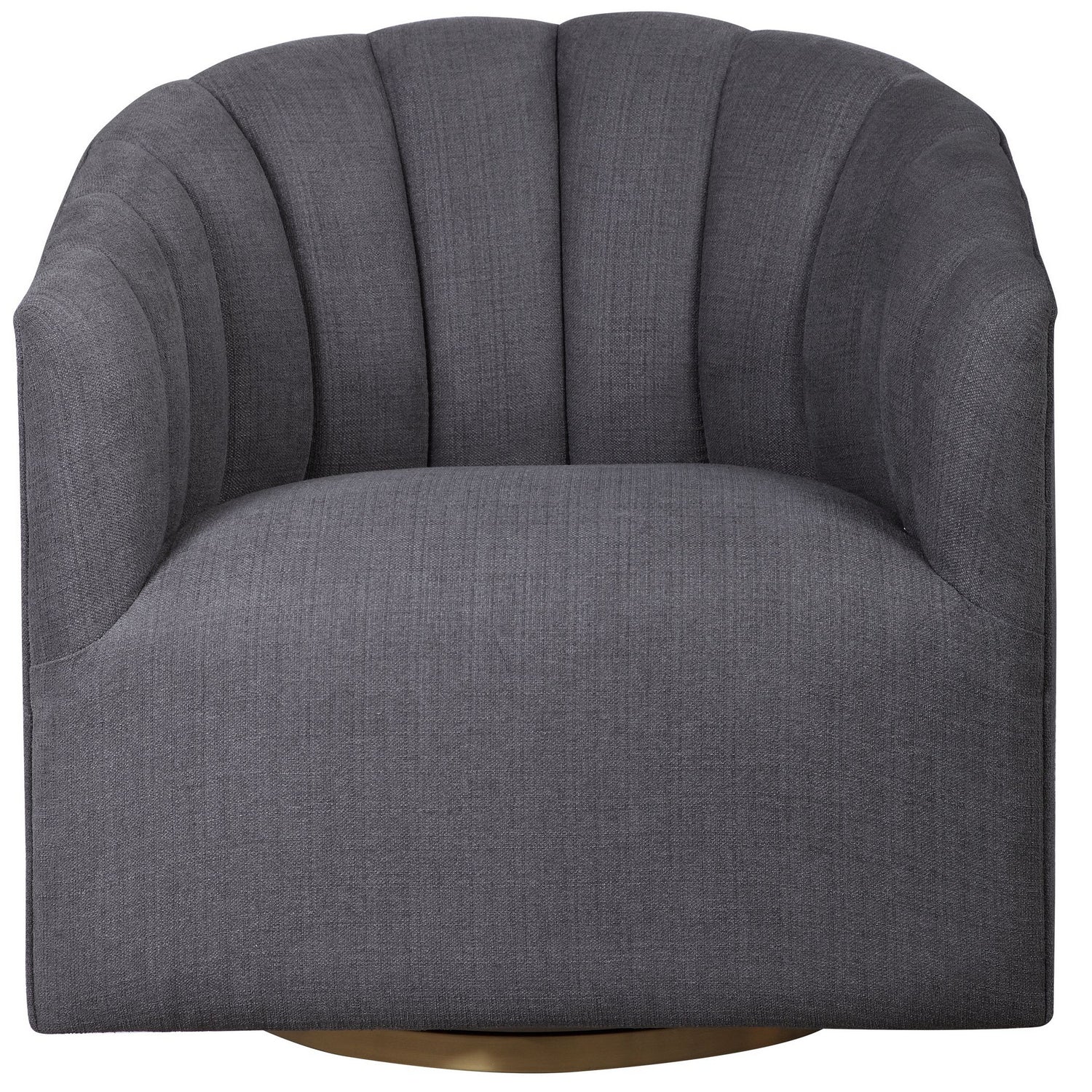 Uttermost - 23536 - Swivel Chair - Cuthbert - Brushed Brass