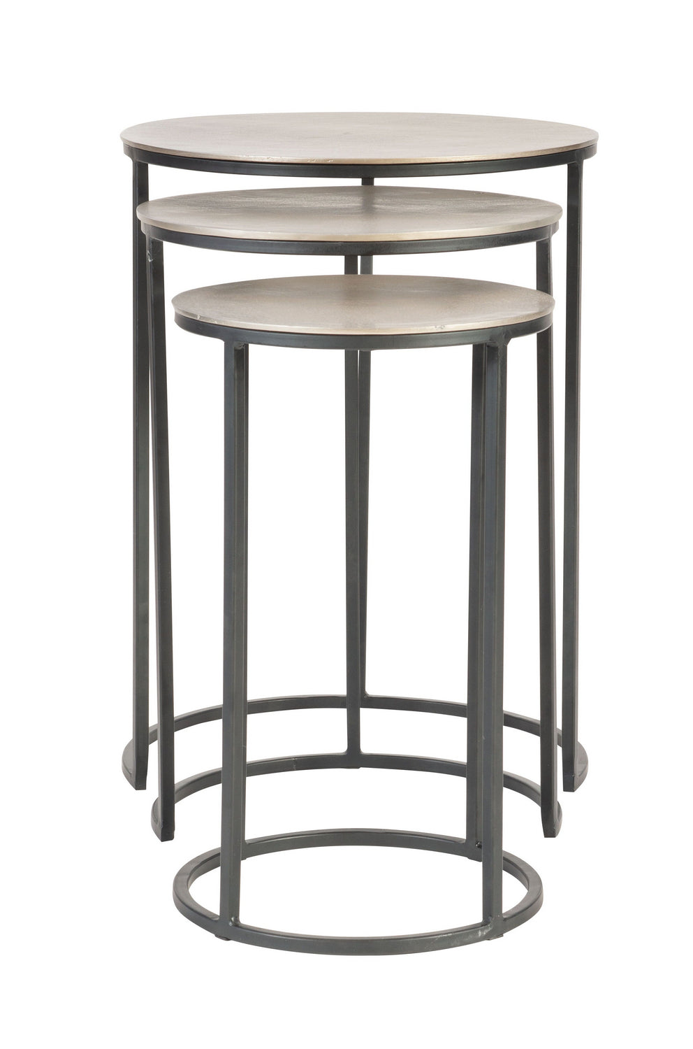 Uttermost - 25057 - Nesting Tables, Set/3 - Erik - Antique Nickel