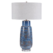 Uttermost - 28276 - One Light Table Lamp - Magellan - Brushed Nickel