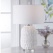 Uttermost - 28283-1 - One Light Table Lamp - Caelina - Polished Nickel