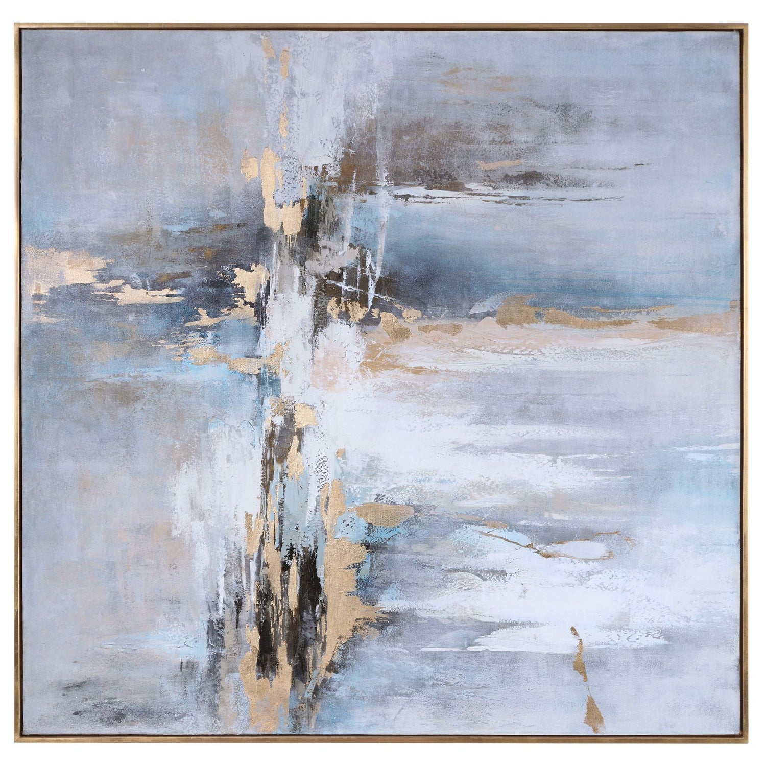 Uttermost - 51307 - Abstract Art - Road Less Traveled - Antique Gold Leaf
