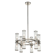 Alora - CH309066PNCG - 12 Light Chandelier - Revolve - Clear Glass/Polished Nickel
