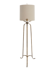 Evie Iron Ashwell Gold Tripod Base Floor Lamp