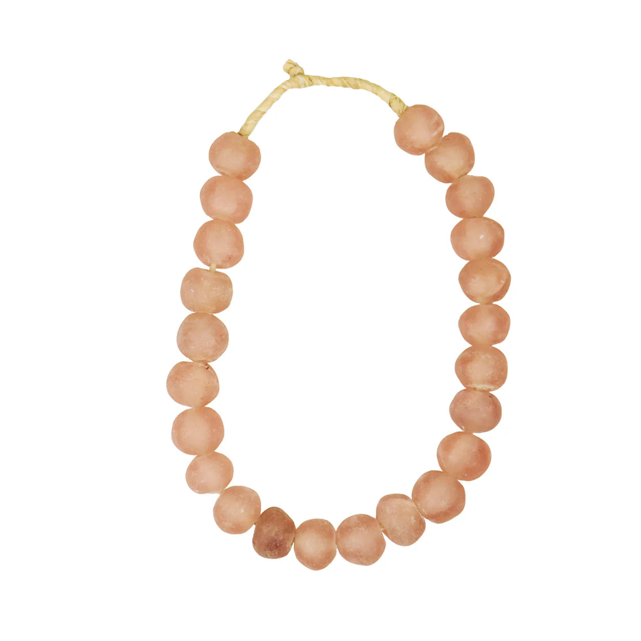 Recycled Glass Beads Pink (Large)