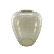 20" Statement Vase With Wide Rim Glass