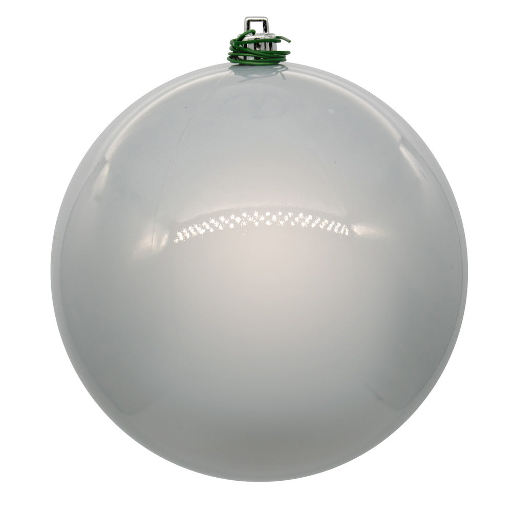 3" Silver Pearl Ball Ornament