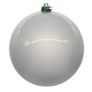 3" Silver Pearl Ball Ornament