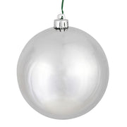4.75" Silver Shiny Ball Ornament