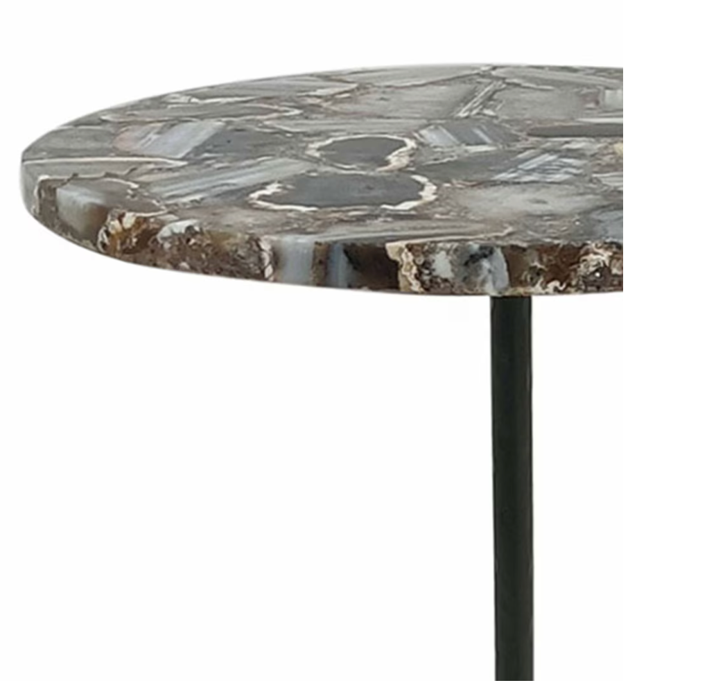 AGATE TIERED SIDE TABLE